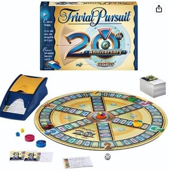 Hasbro Gaming Trivial Pursuit 20th Ann Board Game - Picture 1 of 8